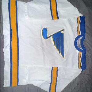 CCM Blue and White Hockey Jersey